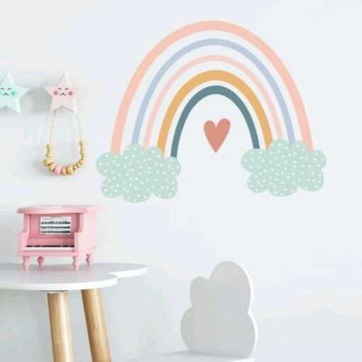 Rainbow sticker Fan Accessories