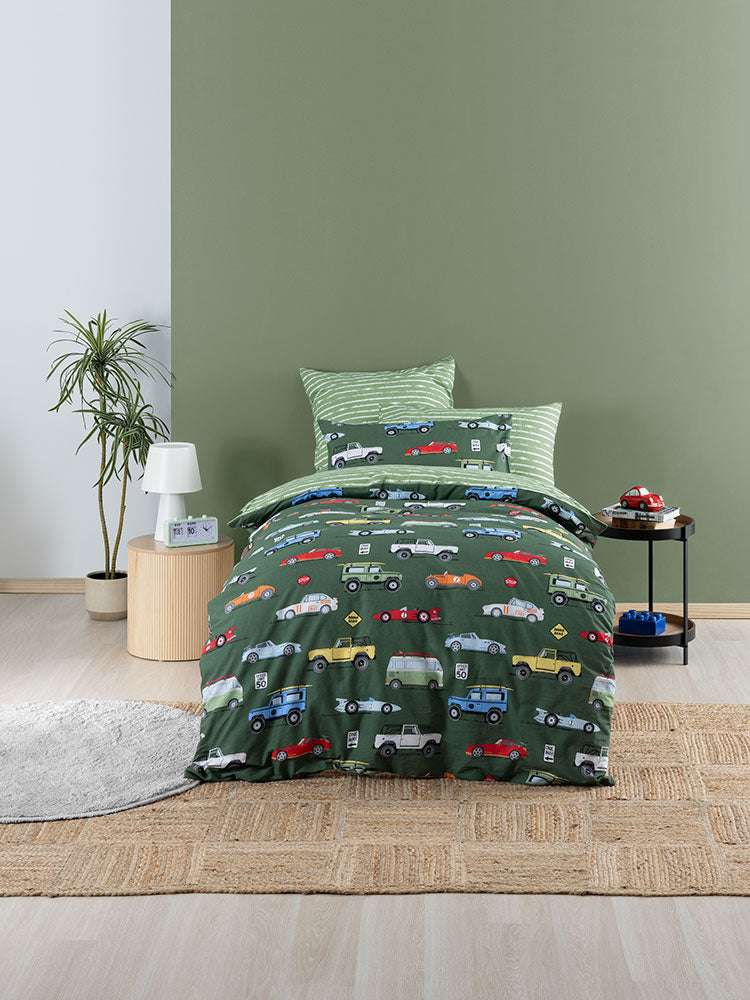 ROAD TRIP OLIVE  DUVET COVER SETS BEDDING