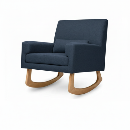 Rolanda Rocking Chair - Aries Navy Side View
