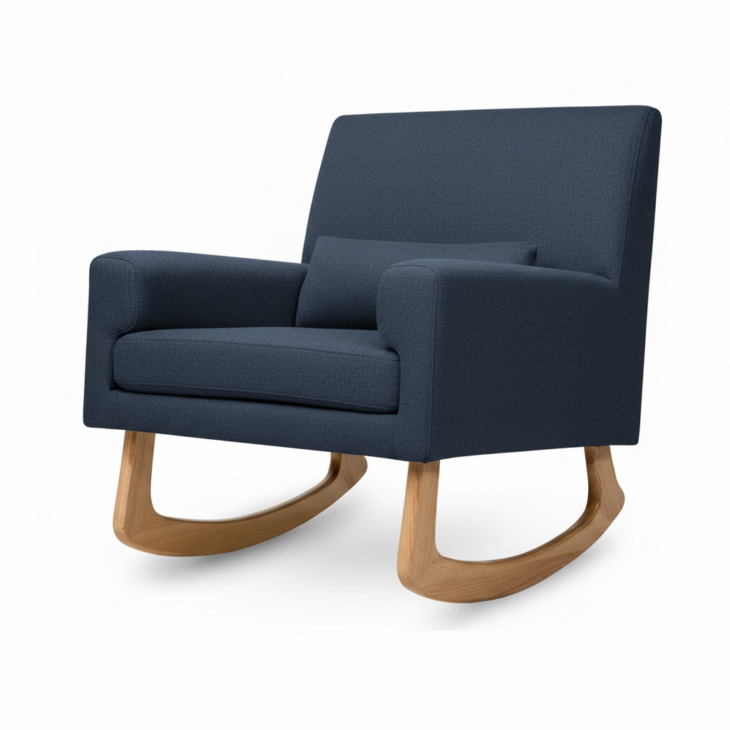 Rolanda Rocking Chair - Aries Navy