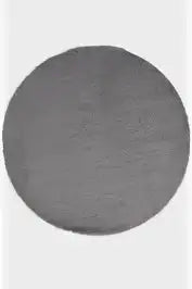 RUG ROUND SHEEP SKIN CHARCOAL 200CM Bedding