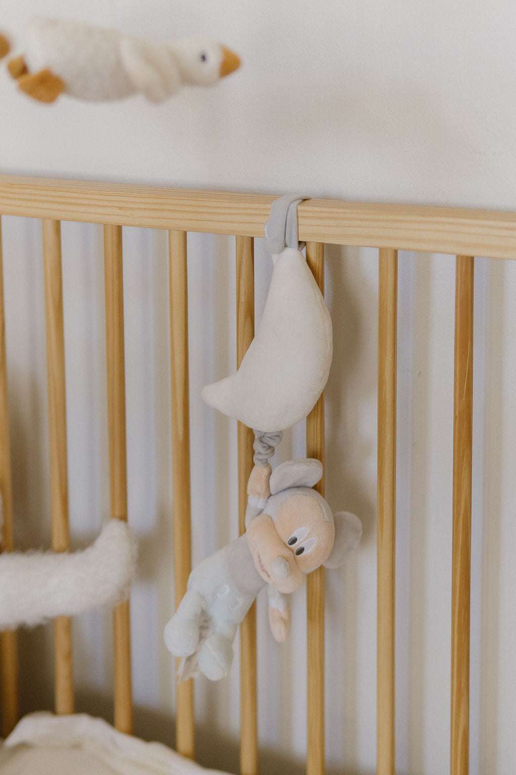 Rupert pine wooden cot Cots