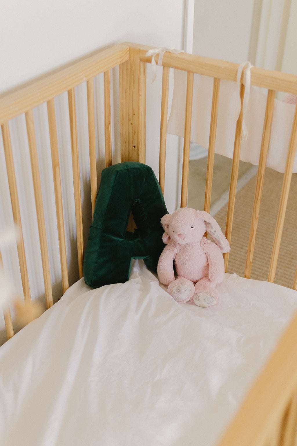 Rupert pine wooden cot Cots