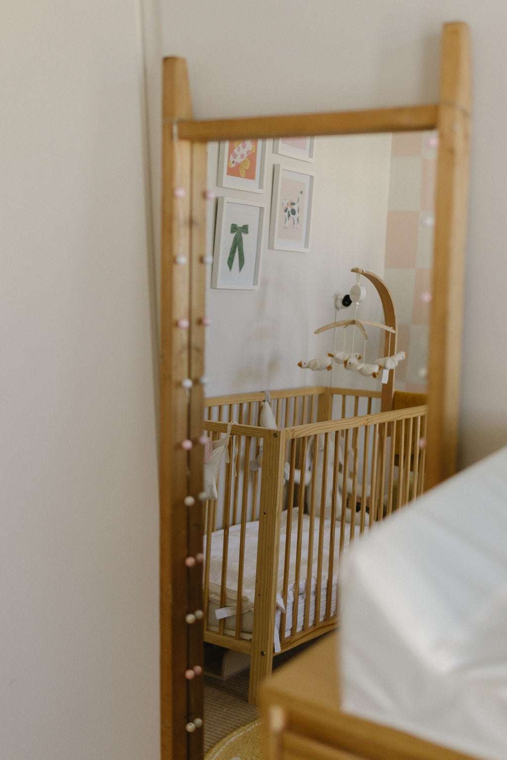 Rupert pine wooden cot Cots