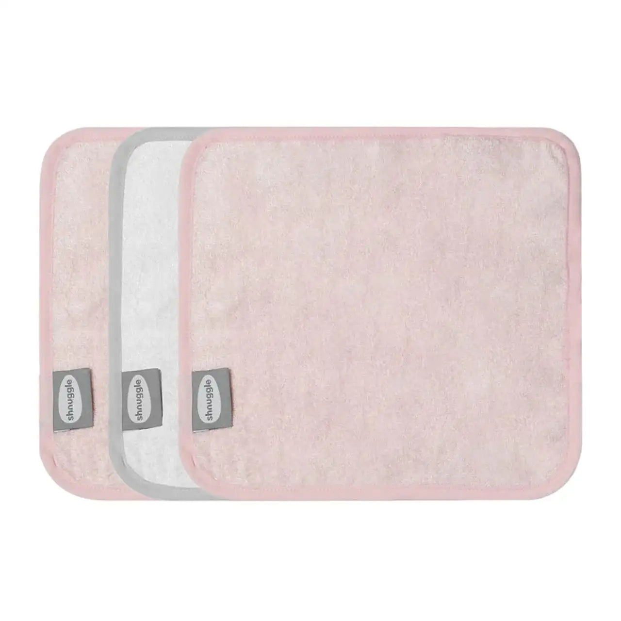SHNUGGLE BAMBOO WASCLOTHS Accessories PINK