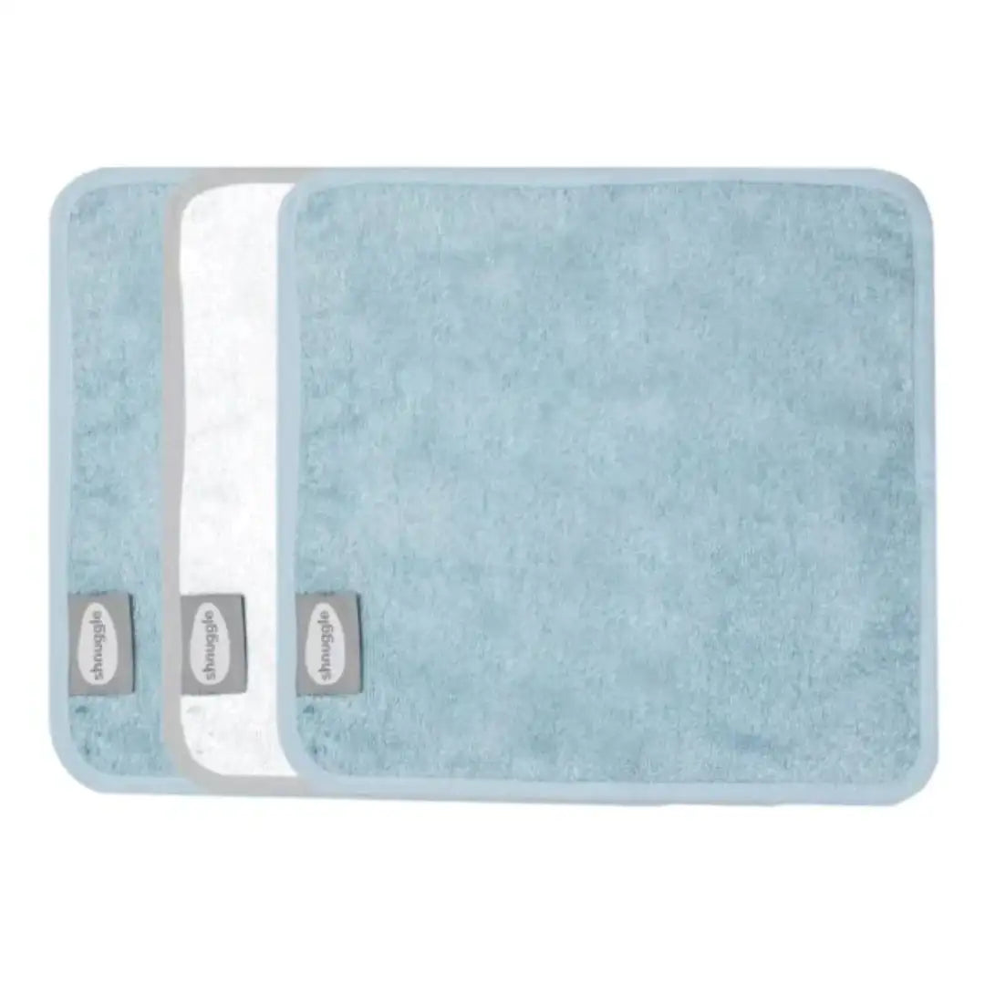 SHNUGGLE BAMBOO WASCLOTHS Accessories BLUE