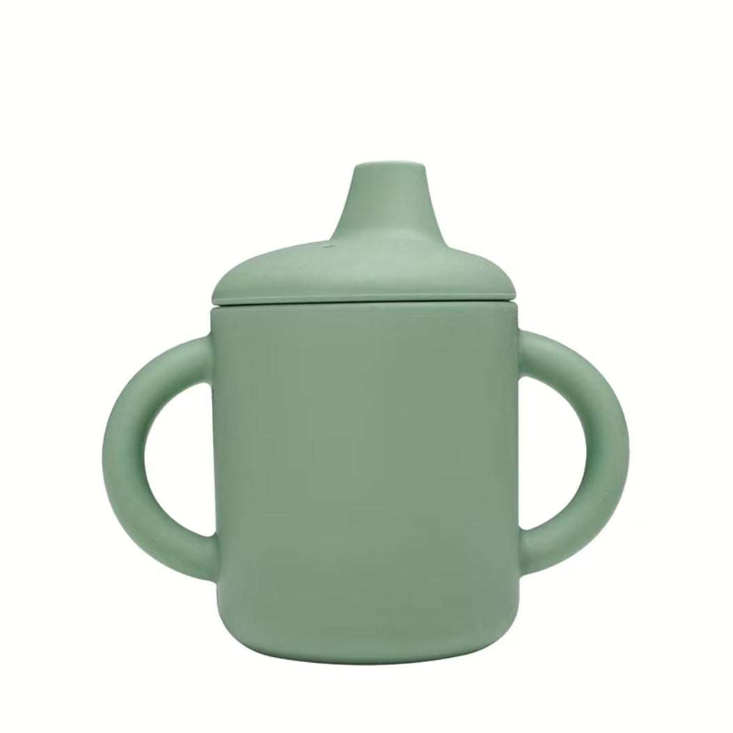 Silicone Sippy cup with Straw set MEAL