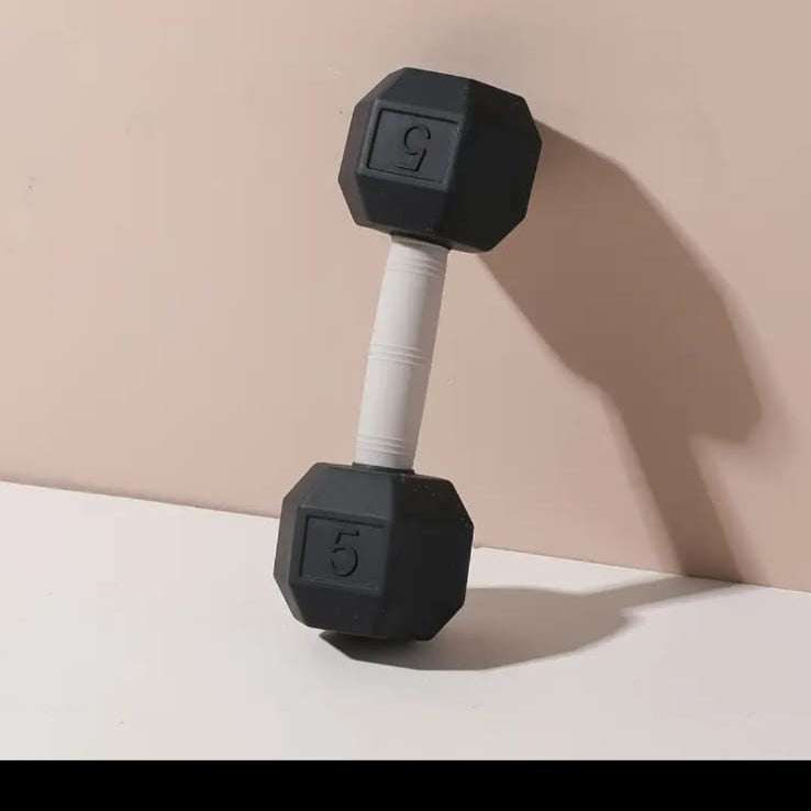 Silicone Weight training Dumbbell Teether teether