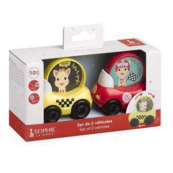 SOPHIE LA GIRAFFE SET OF 2 CARS Toys