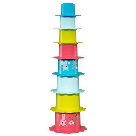 SOPHIE LA GIRAFFE STACKING FLOWERS Toys