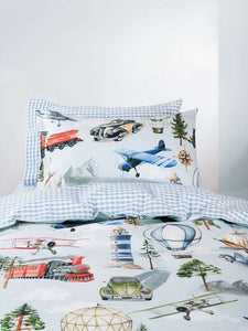 TRANSPORT TALES DUVET COVER BE