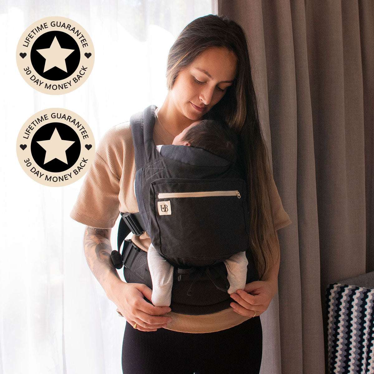 Ubuntu baba Carrier Stage 1 - Black Carrier