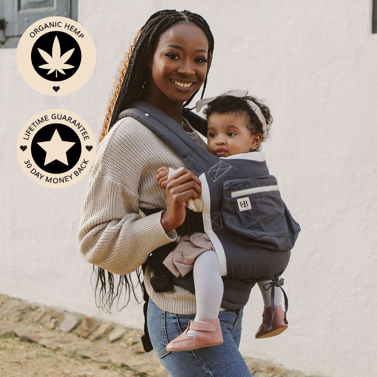 Ubuntu baba Carrier Stage 1 - Grey Carrier