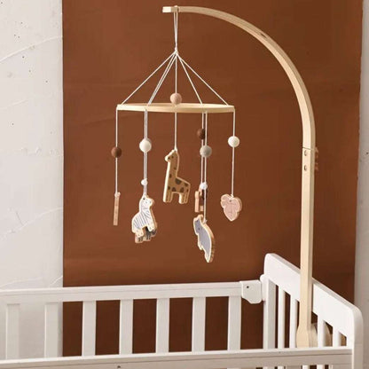 Wooden Mobile Arm Decor