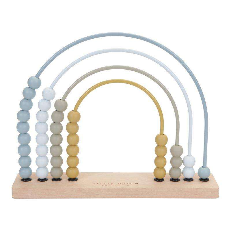 WOODEN RAINBOW ABACUS Blue