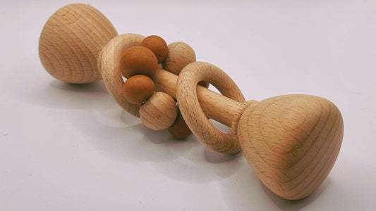 WOODEN RATTLES Rattles BROWN