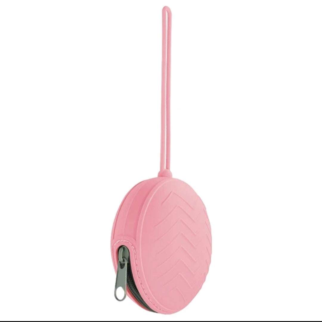 Zip Silicone Dummy Storage Case Accessories Pink