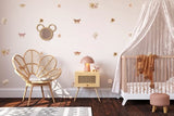 BUTTERFLIES AND BLOOMS WALL PATTERN DECALS