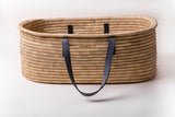 Moses Basket Ko-coon Timeless - Black Leather handles